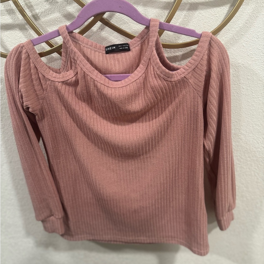 Shoulder Waffle Knit Tee
